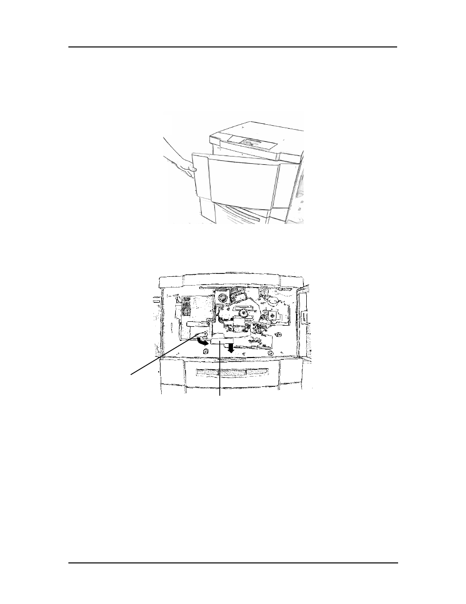 Paper feed block area, Paper feed block area -21 | Ricoh DDP 70e User Manual | Page 73 / 166