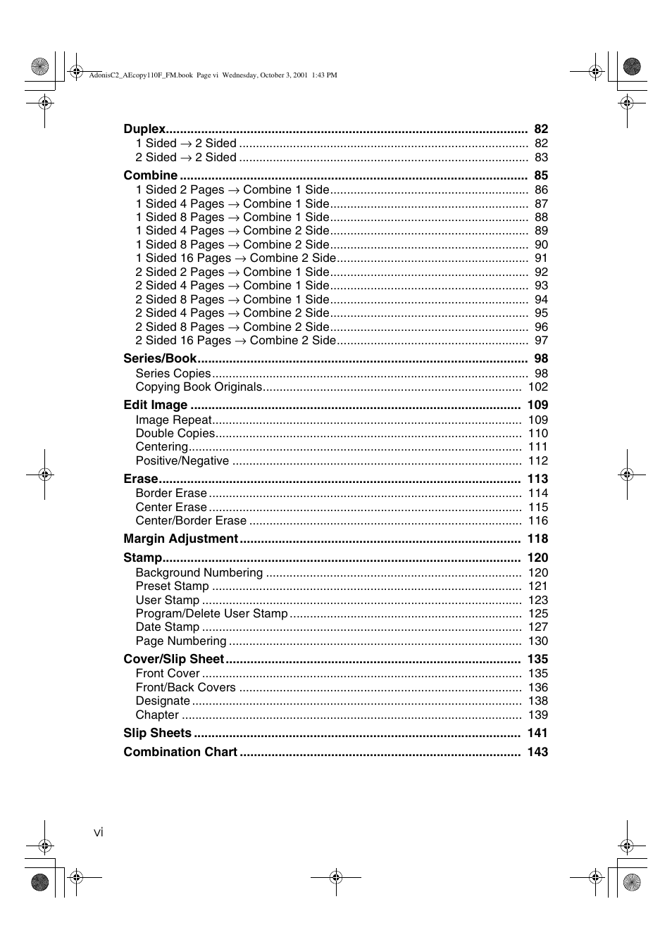Ricoh AFICIO 1035 User Manual | Page 10 / 264