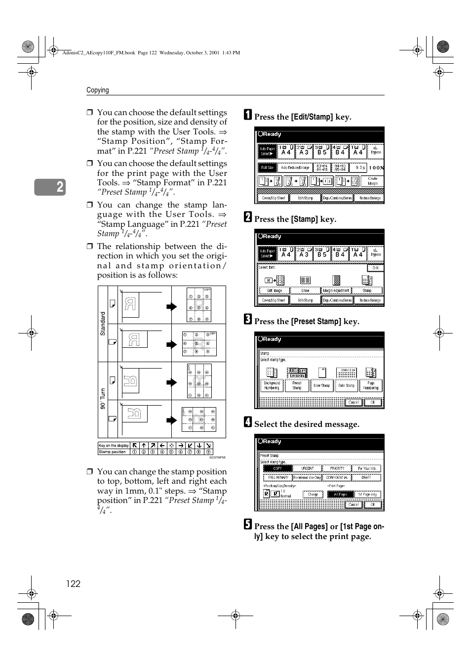Ricoh AFICIO 1035 User Manual | Page 136 / 264