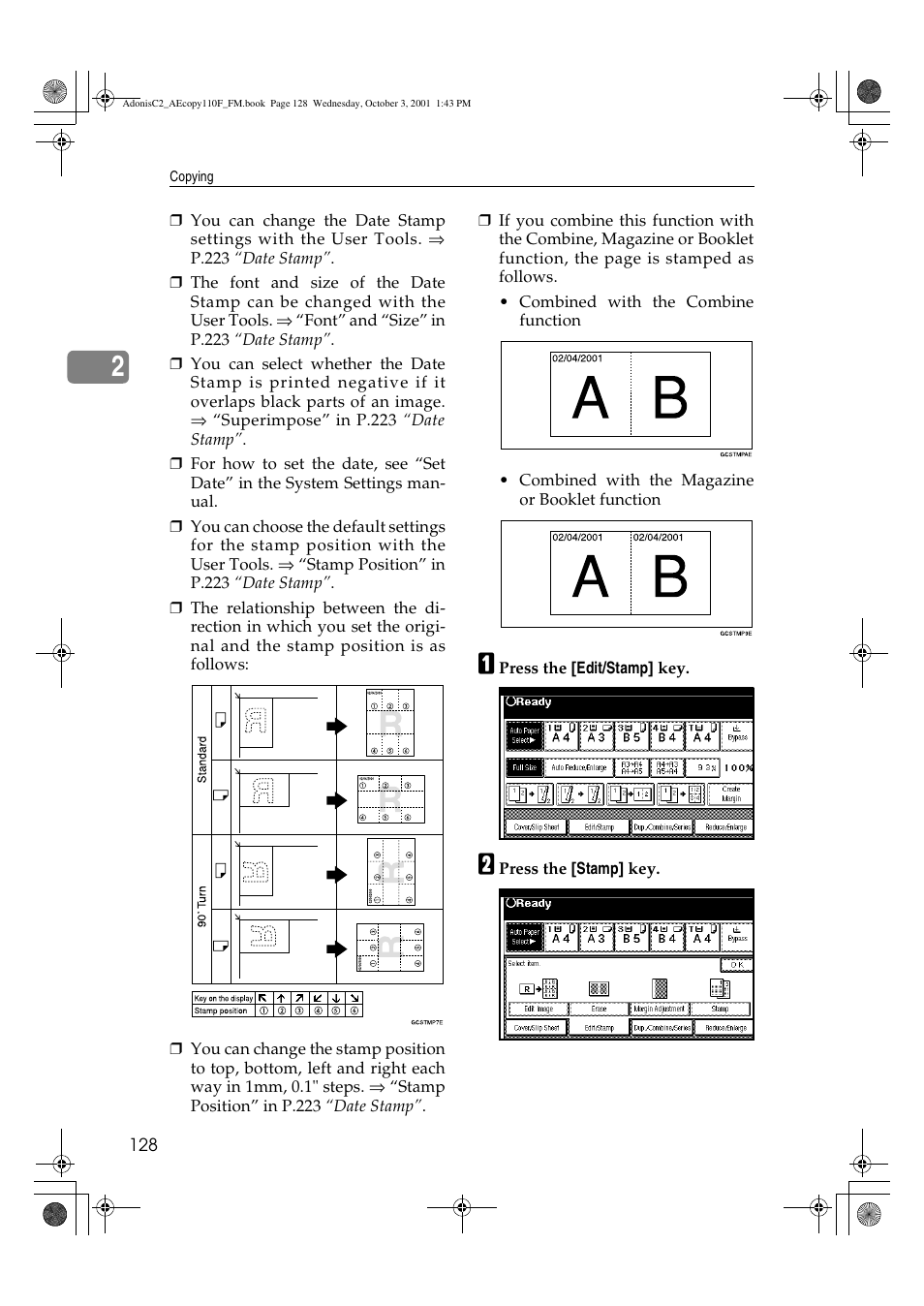 Ricoh AFICIO 1035 User Manual | Page 142 / 264