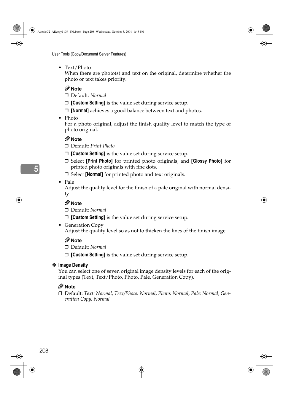 Ricoh AFICIO 1035 User Manual | Page 222 / 264
