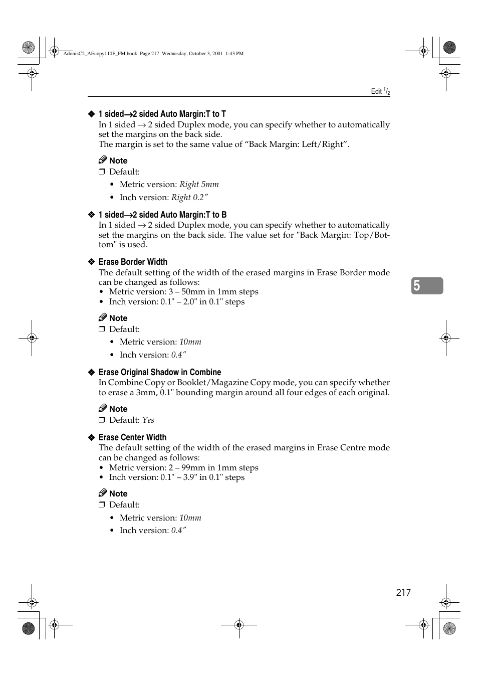 Ricoh AFICIO 1035 User Manual | Page 231 / 264