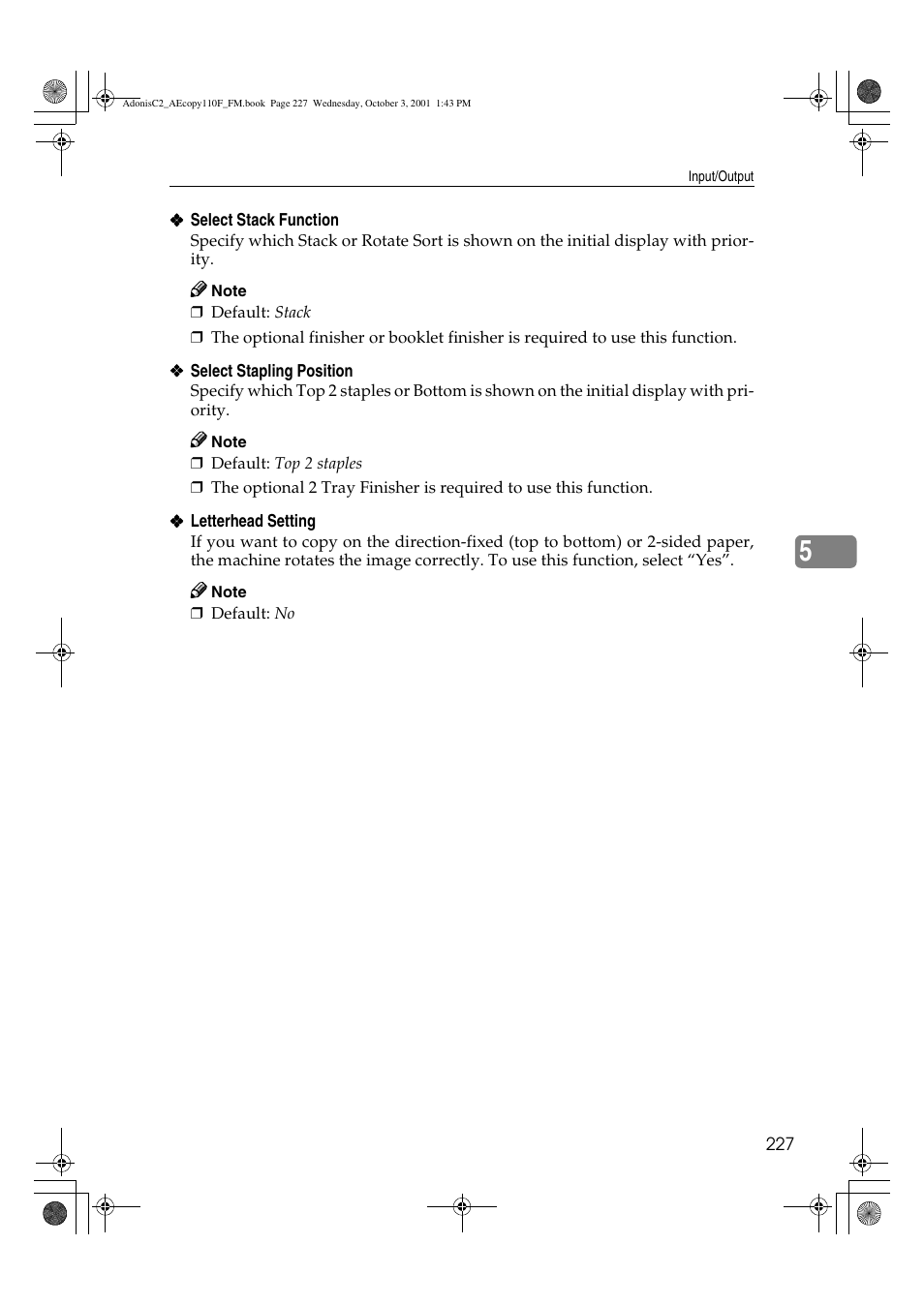 Ricoh AFICIO 1035 User Manual | Page 241 / 264