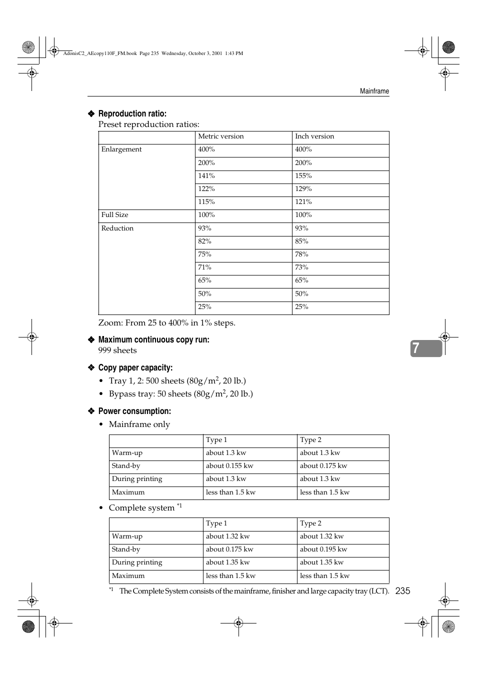 Ricoh AFICIO 1035 User Manual | Page 249 / 264