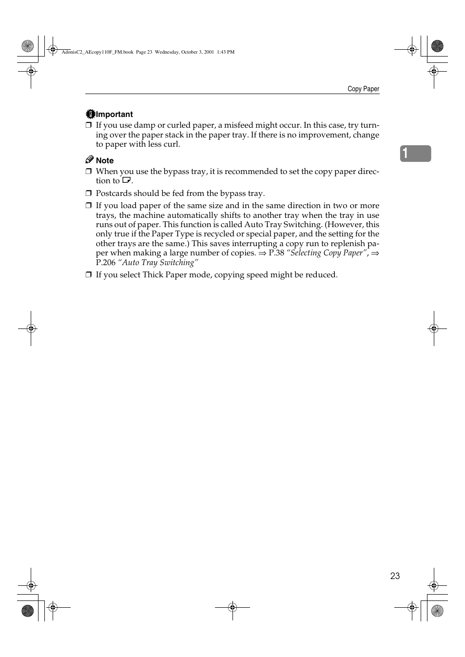Ricoh AFICIO 1035 User Manual | Page 37 / 264