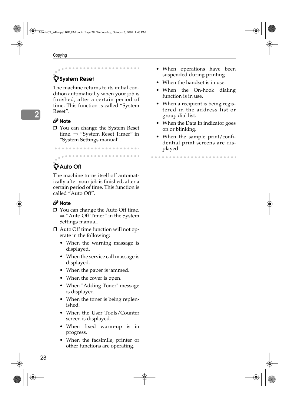 Ricoh AFICIO 1035 User Manual | Page 42 / 264