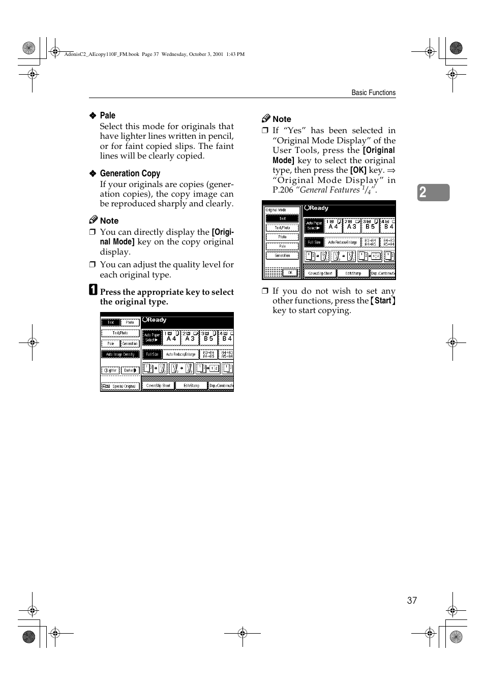 Ricoh AFICIO 1035 User Manual | Page 51 / 264