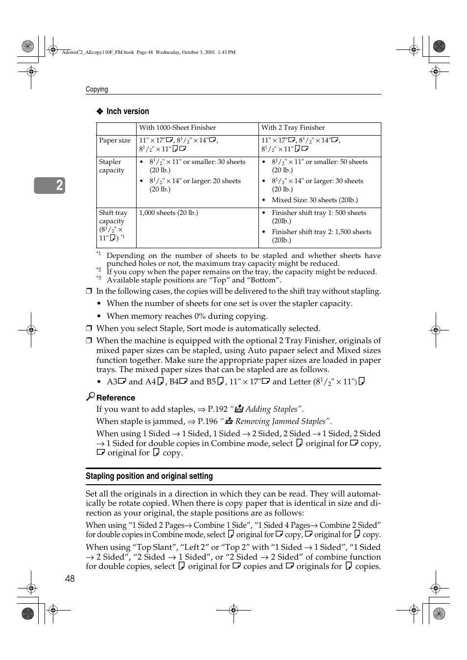 Ricoh AFICIO 1035 User Manual | Page 62 / 264