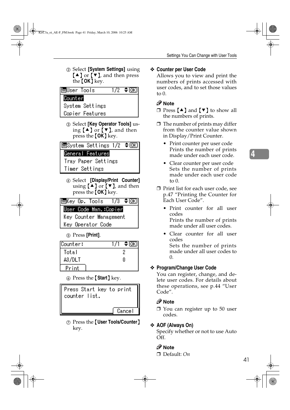 Ricoh Aficio IS 2315 User Manual | Page 47 / 92