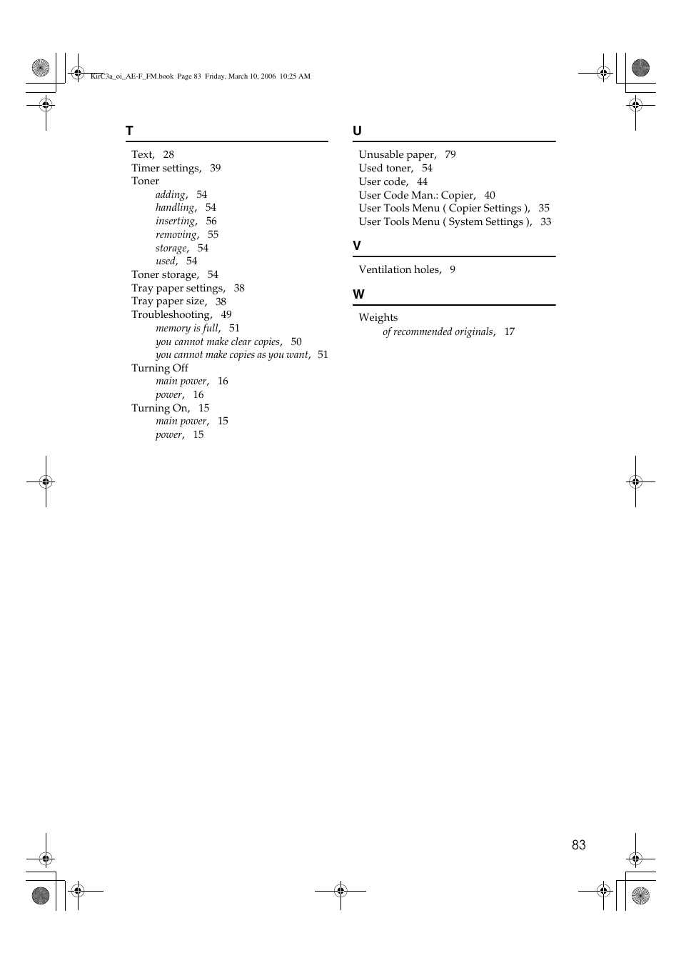 Ricoh Aficio IS 2315 User Manual | Page 89 / 92