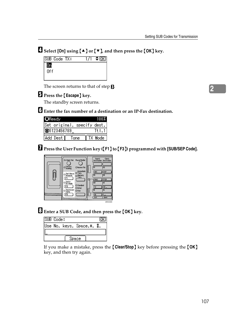 Ricoh 2000 User Manual | Page 117 / 204