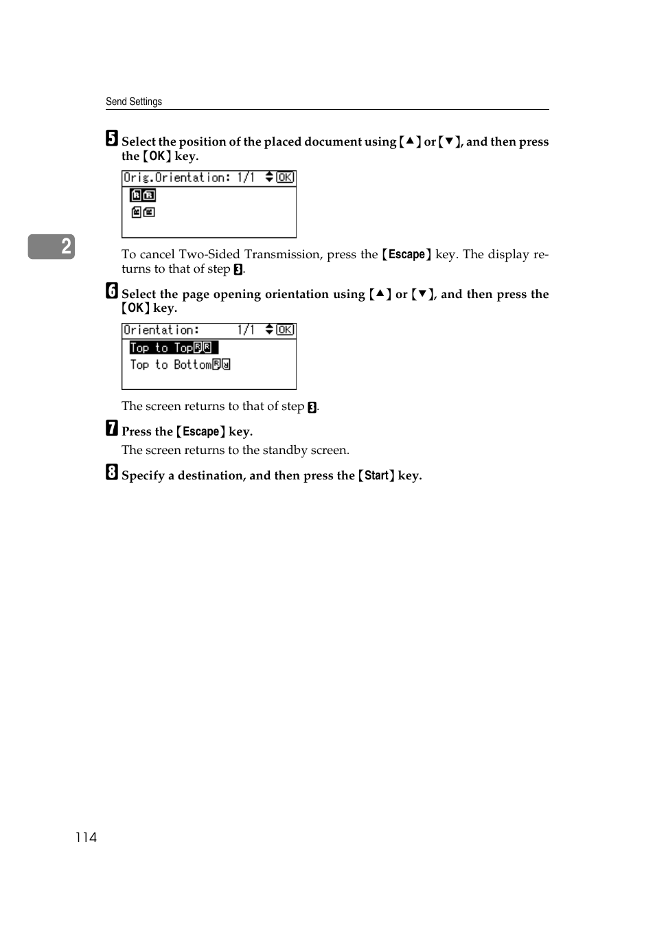 Ricoh 2000 User Manual | Page 124 / 204