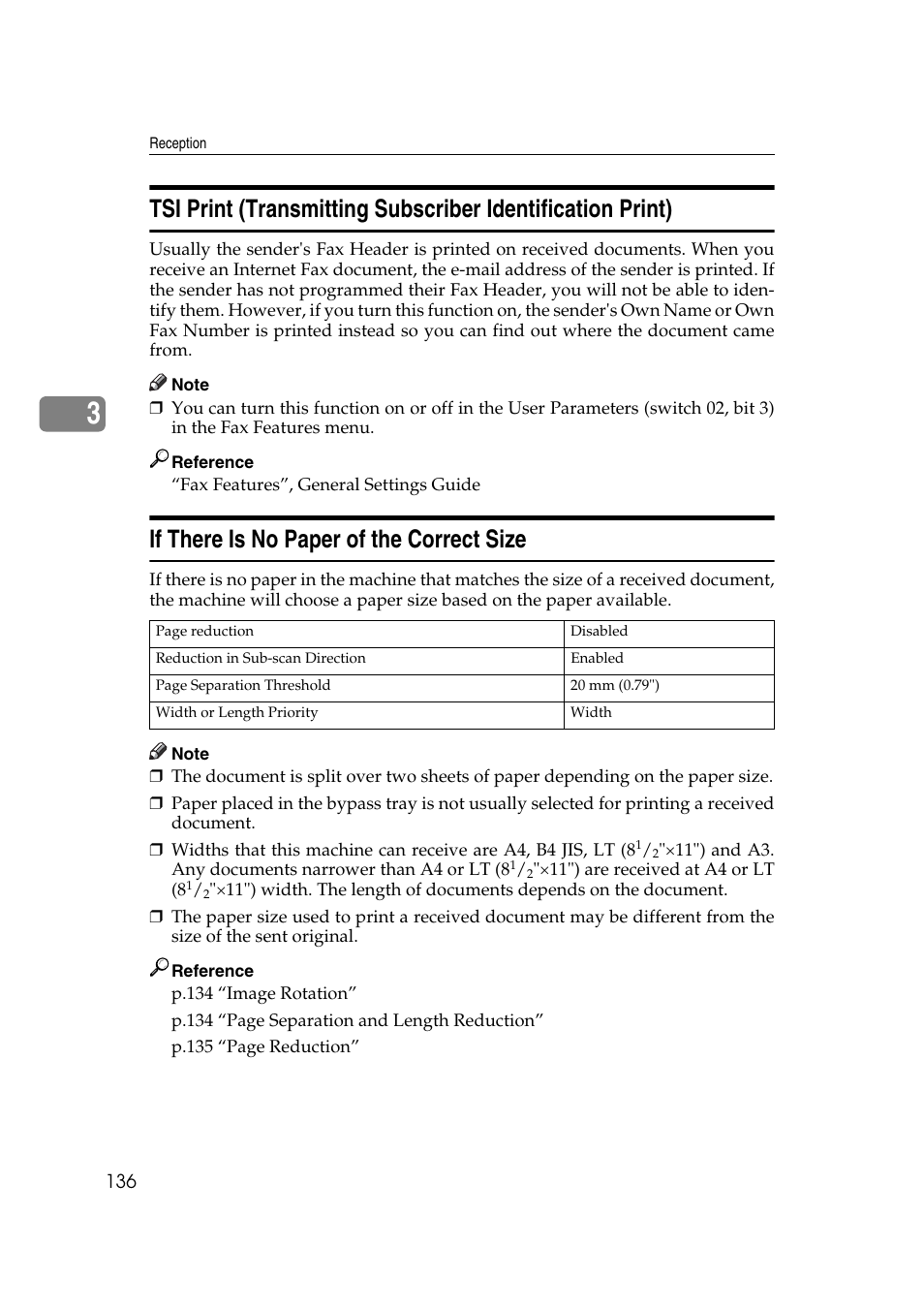 If there is no paper of the correct size | Ricoh 2000 User Manual | Page 146 / 204