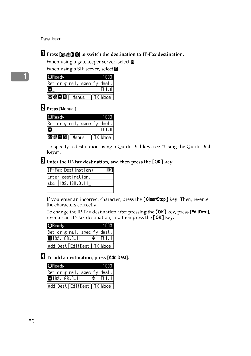 Ricoh 2000 User Manual | Page 60 / 204