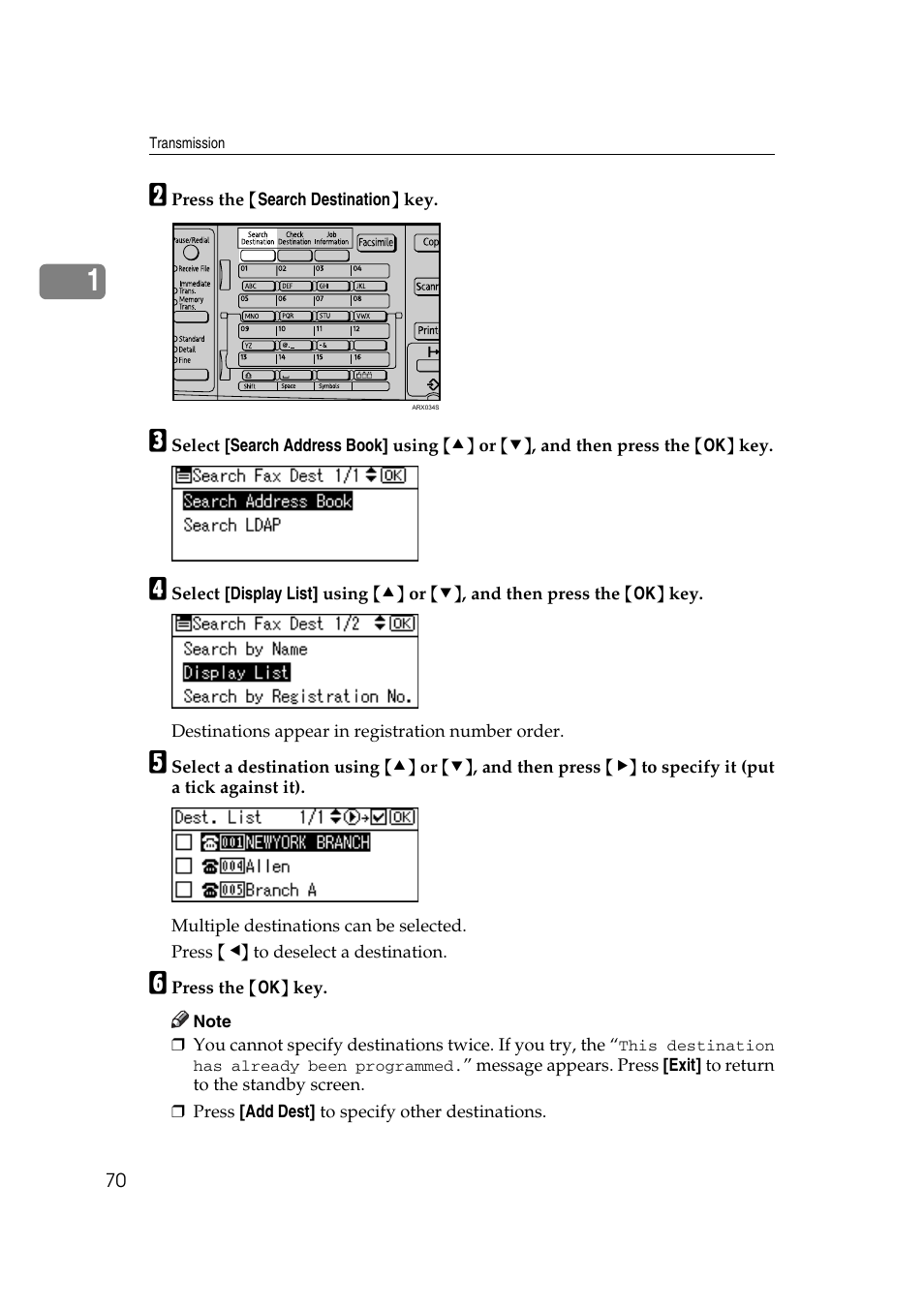 Ricoh 2000 User Manual | Page 80 / 204