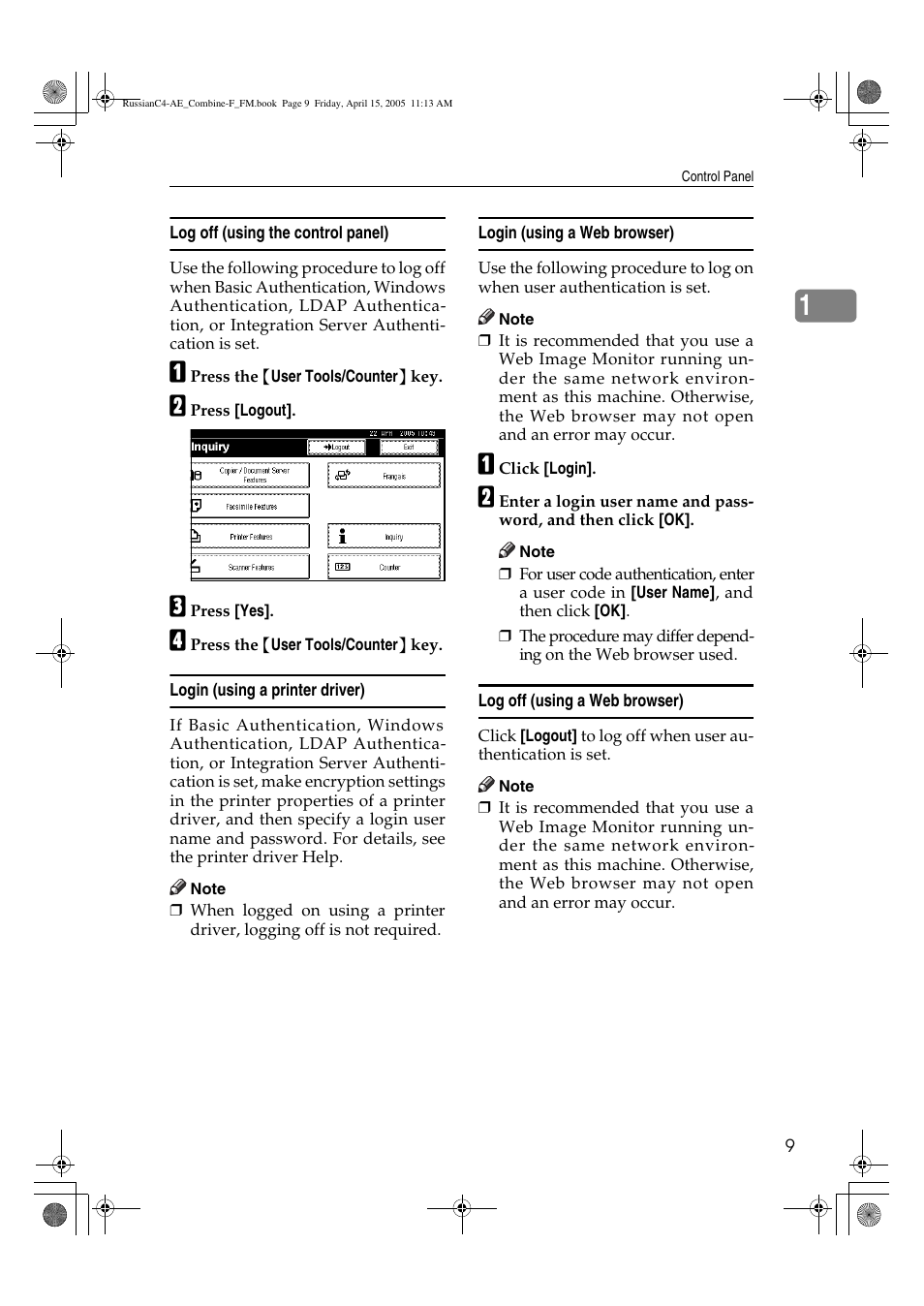 Ricoh 3030 User Manual | Page 17 / 116