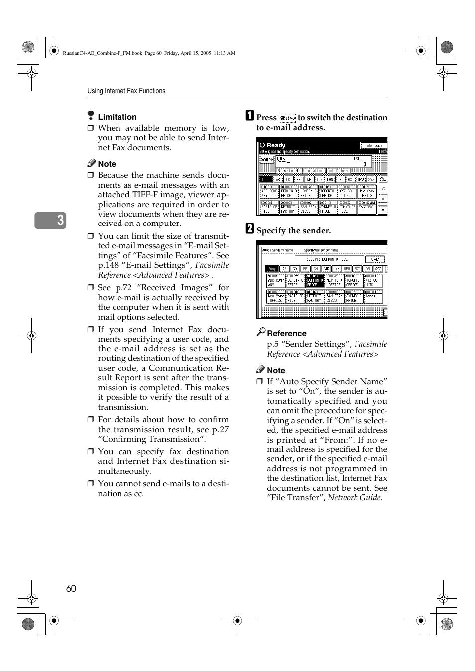 Ricoh 3030 User Manual | Page 68 / 116