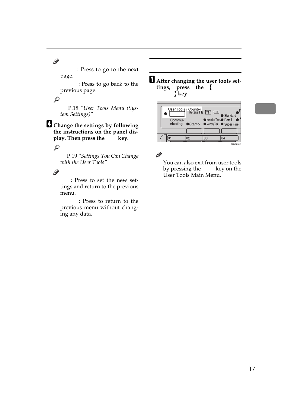 Exiting from user tools | Ricoh Aficio Copy Machine 180 User Manual | Page 140 / 595