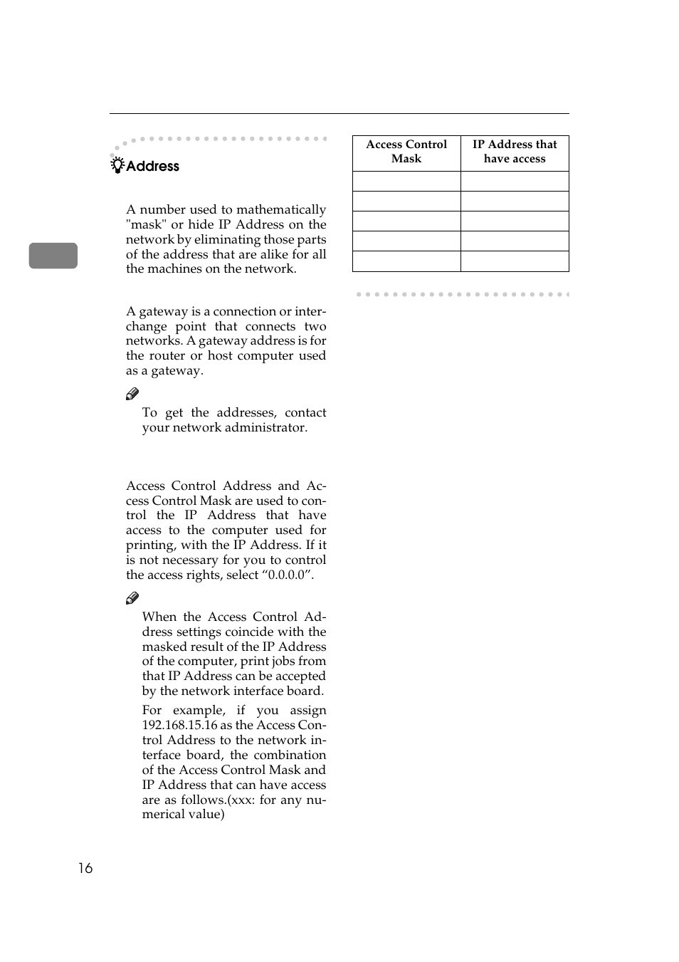 Address | Ricoh Aficio Copy Machine 180 User Manual | Page 171 / 595