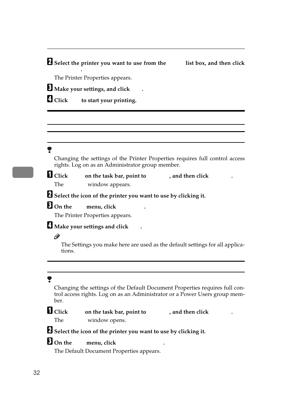 Windows nt4.0 - accessing the printer properties, Exiting from user tools | Ricoh Aficio Copy Machine 180 User Manual | Page 187 / 595