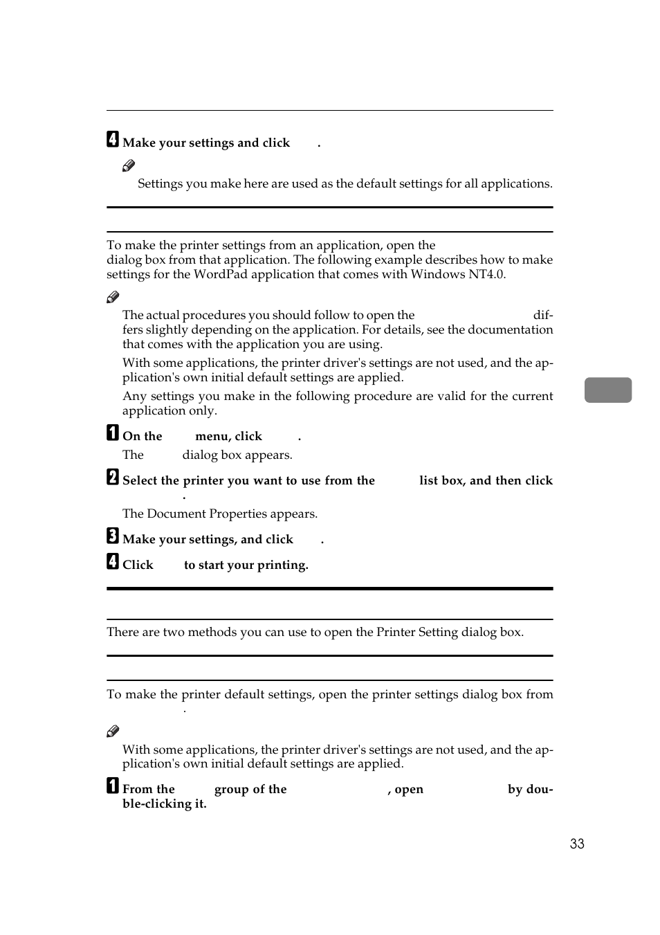 Making printer settings from an application, Making printer default settings, Linking the address (url) to the | Ricoh Aficio Copy Machine 180 User Manual | Page 188 / 595
