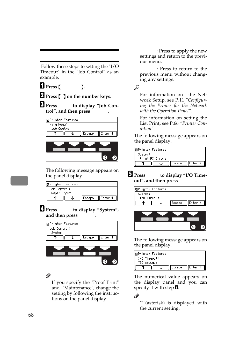 Accessing printer features, P.58 “accessing print, Er features | Ricoh Aficio Copy Machine 180 User Manual | Page 213 / 595