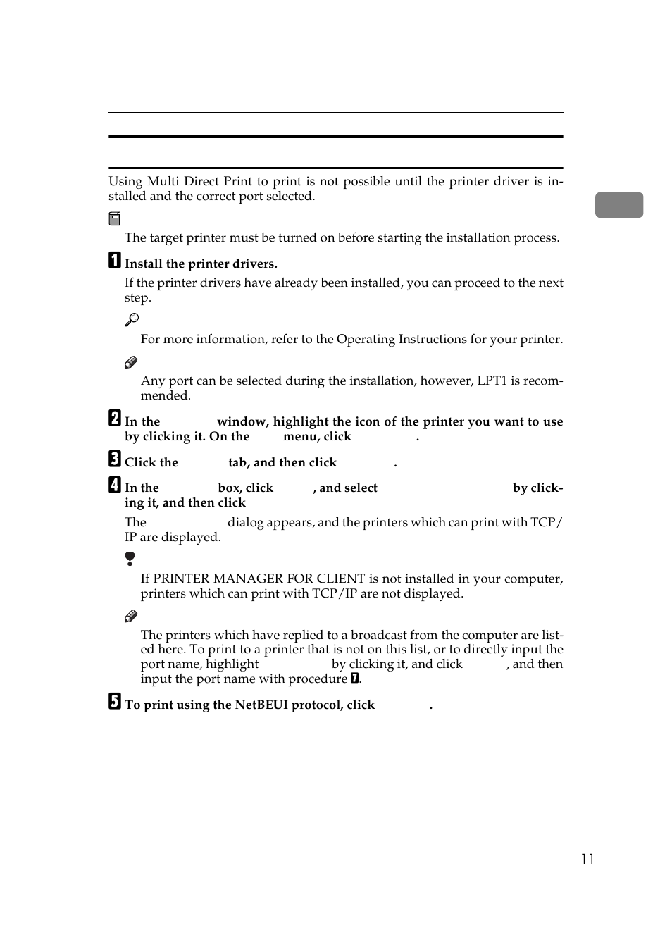 Setting up the printer driver | Ricoh Aficio Copy Machine 180 User Manual | Page 246 / 595