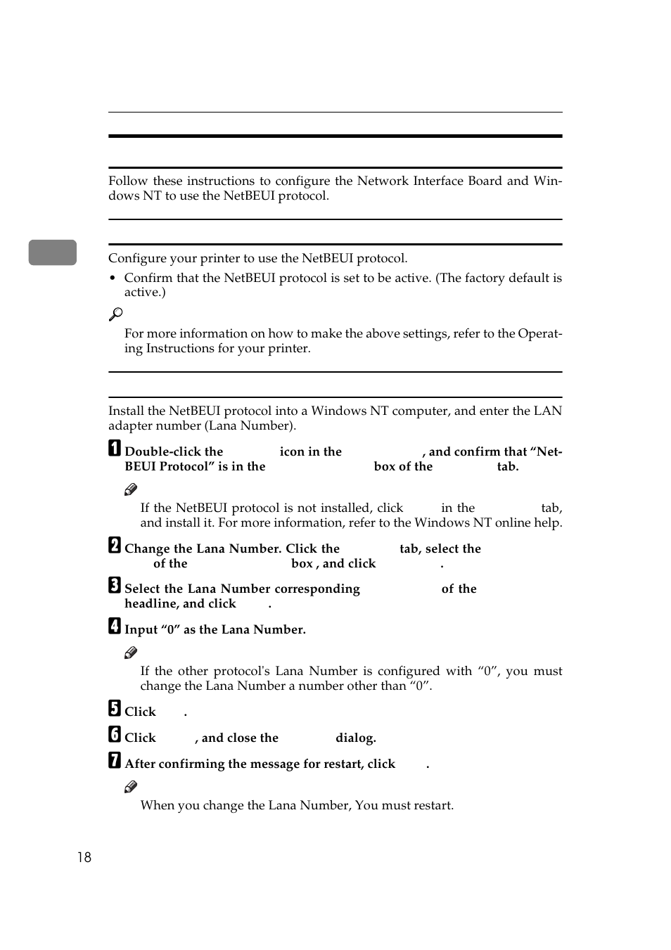 Preparing to use the netbeui protocol for printing | Ricoh Aficio Copy Machine 180 User Manual | Page 253 / 595