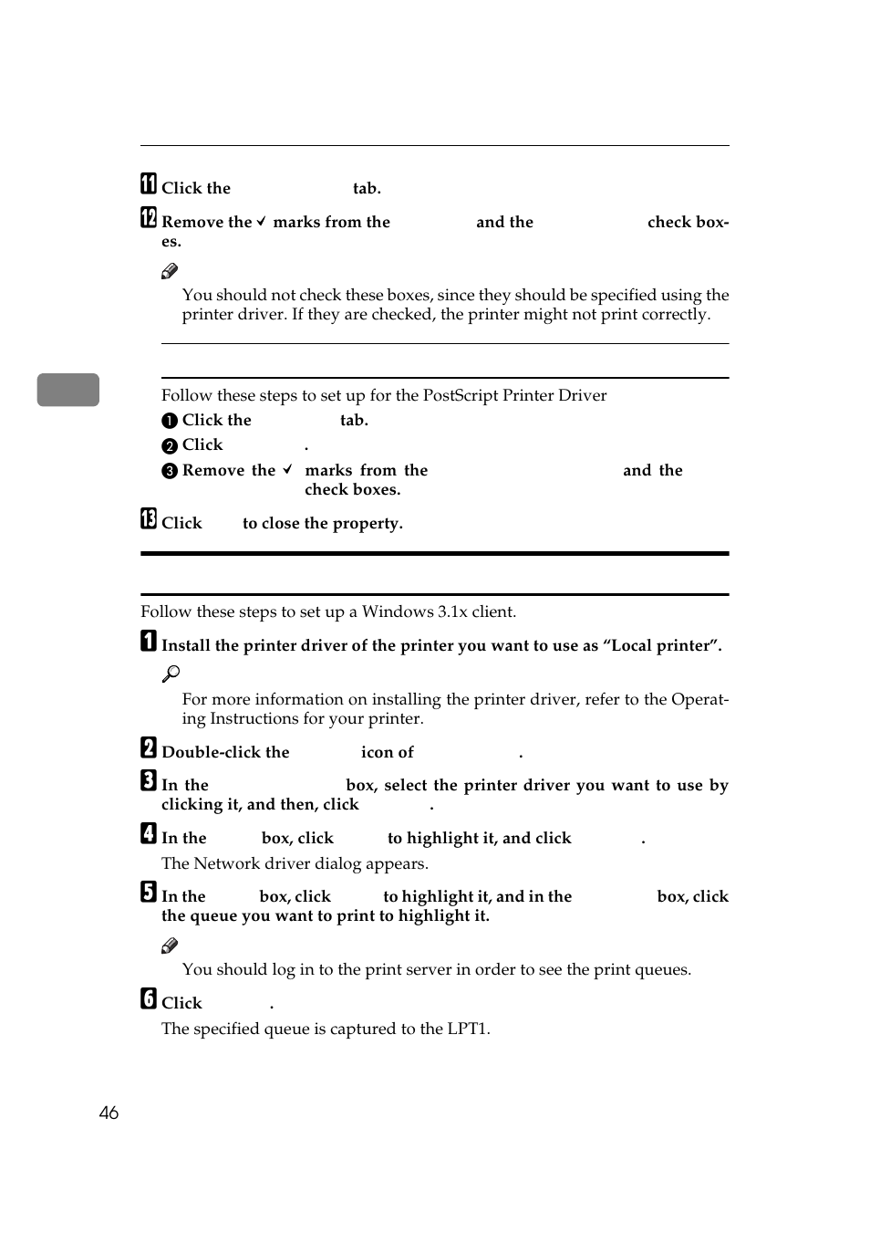 Windows 3.1x | Ricoh Aficio Copy Machine 180 User Manual | Page 281 / 595
