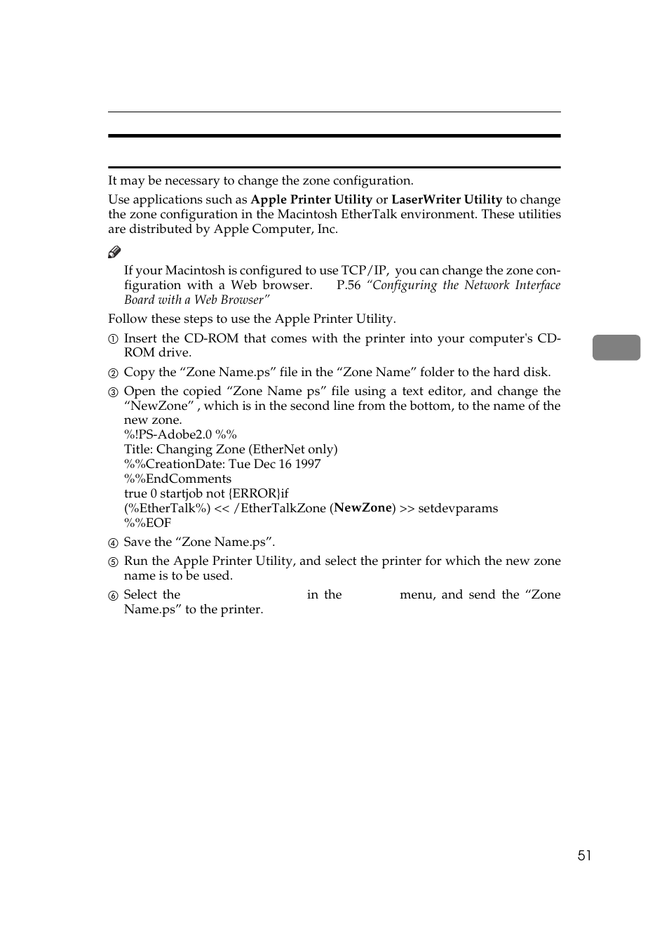 Changing zone | Ricoh Aficio Copy Machine 180 User Manual | Page 286 / 595