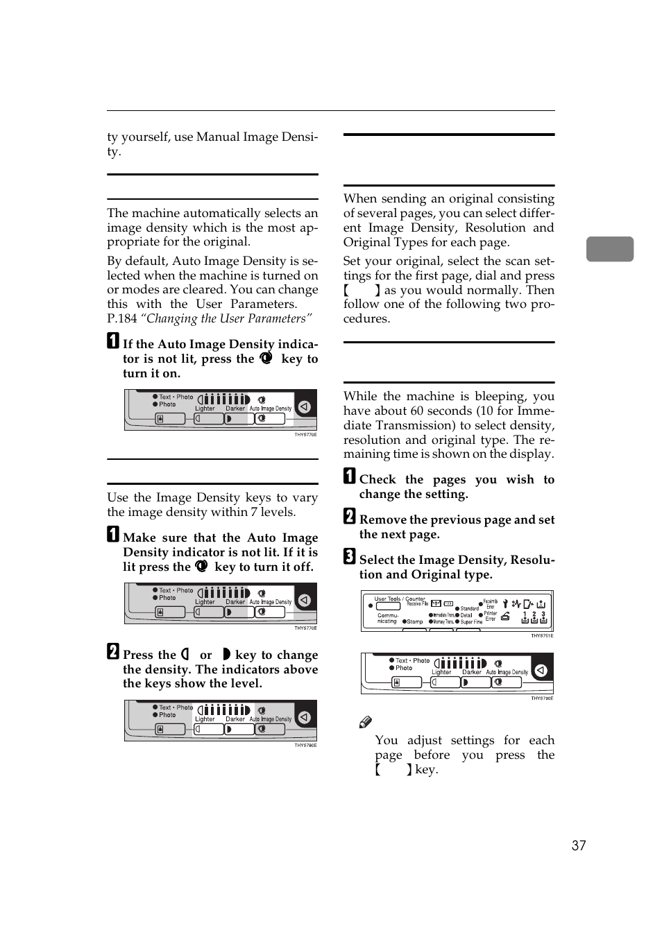 Copy paper, Mixing scan settings in a multiple page original | Ricoh Aficio Copy Machine 180 User Manual | Page 422 / 595