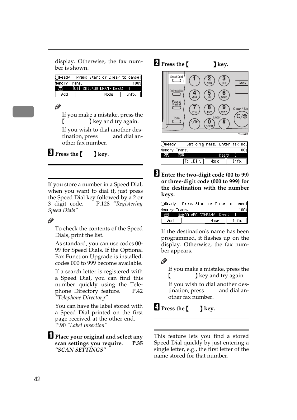 Speed dials | Ricoh Aficio Copy Machine 180 User Manual | Page 427 / 595