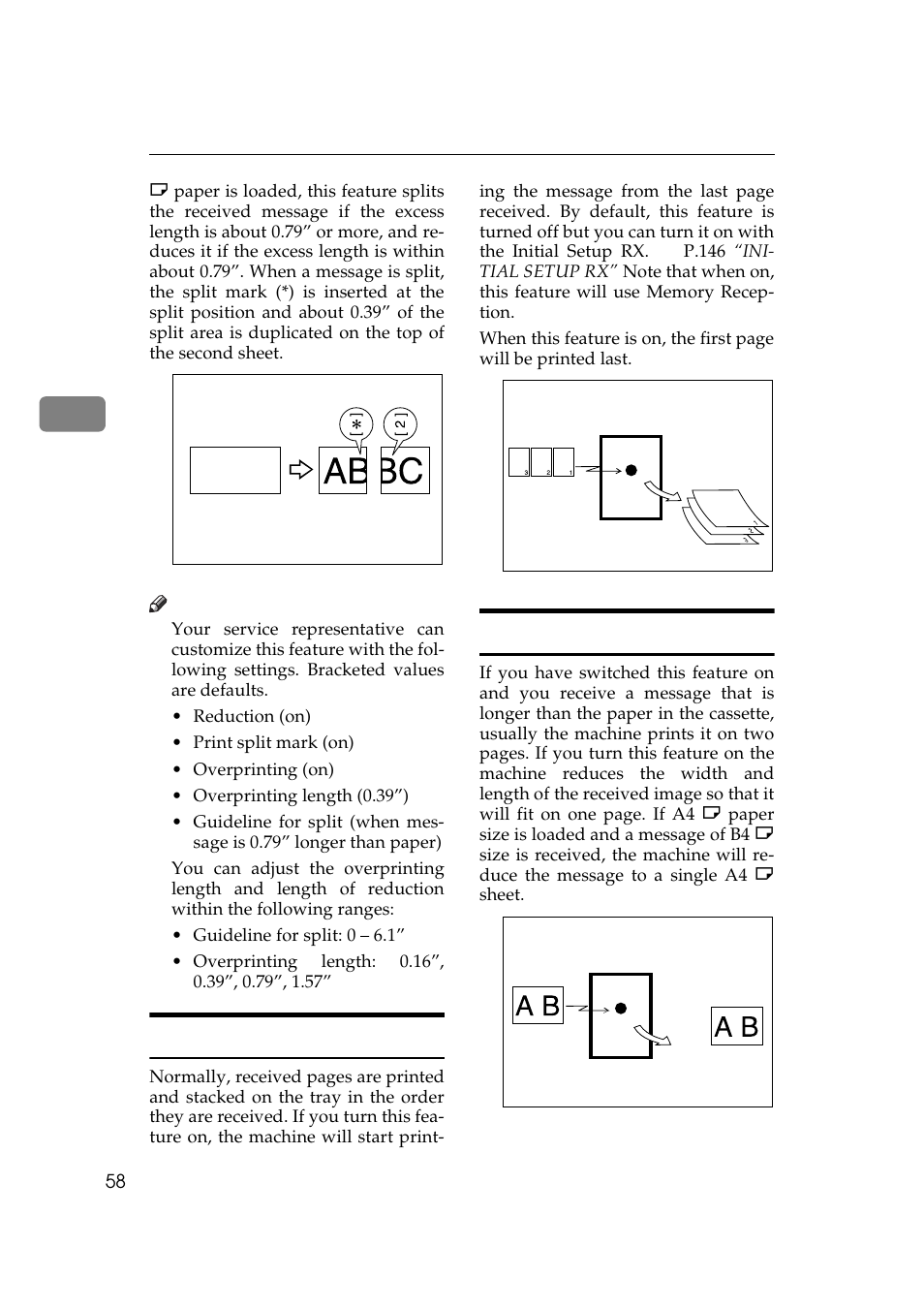 Reverse order printing, Page reduction | Ricoh Aficio Copy Machine 180 User Manual | Page 443 / 595