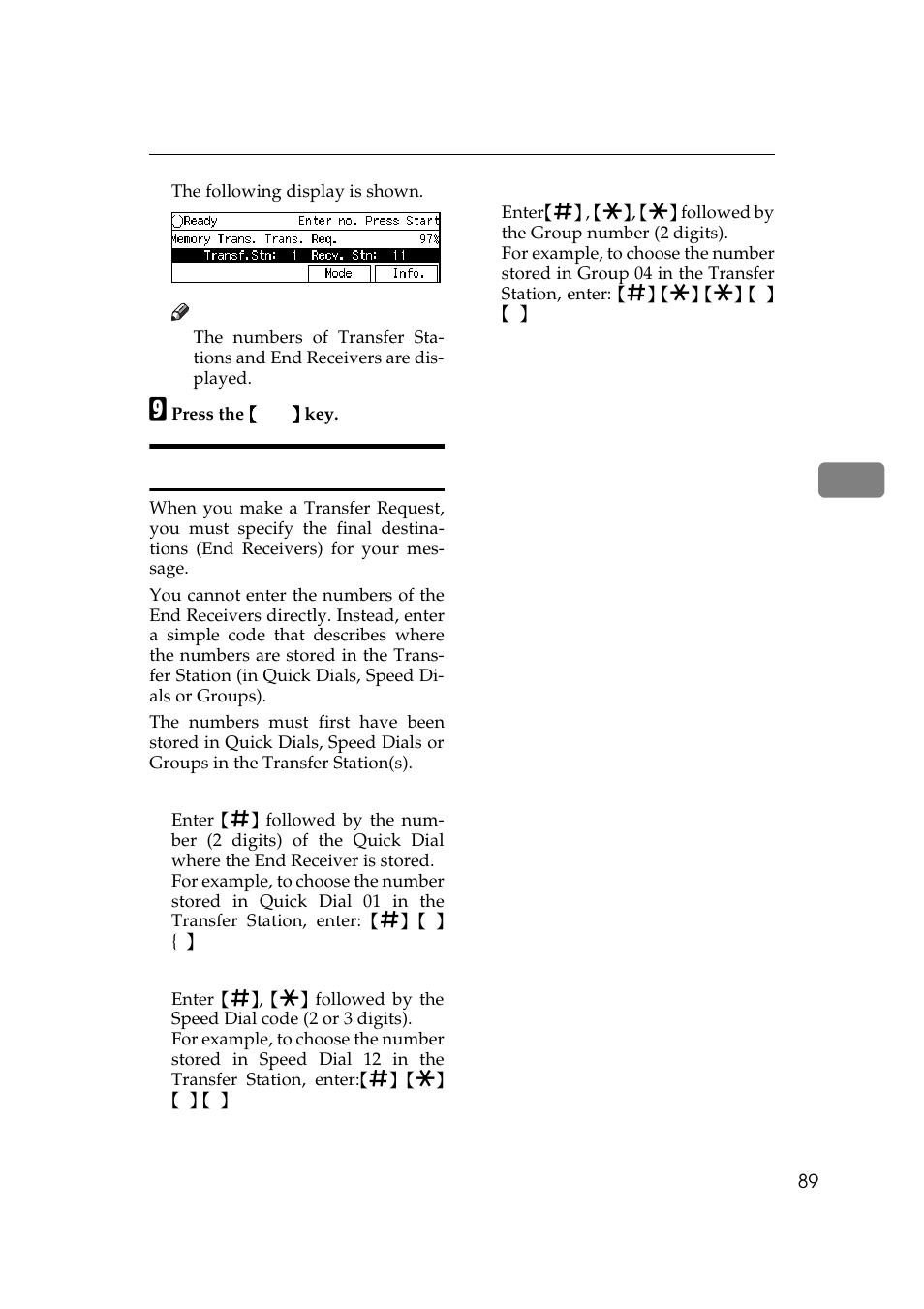 Specifying an end receiver | Ricoh Aficio Copy Machine 180 User Manual | Page 474 / 595