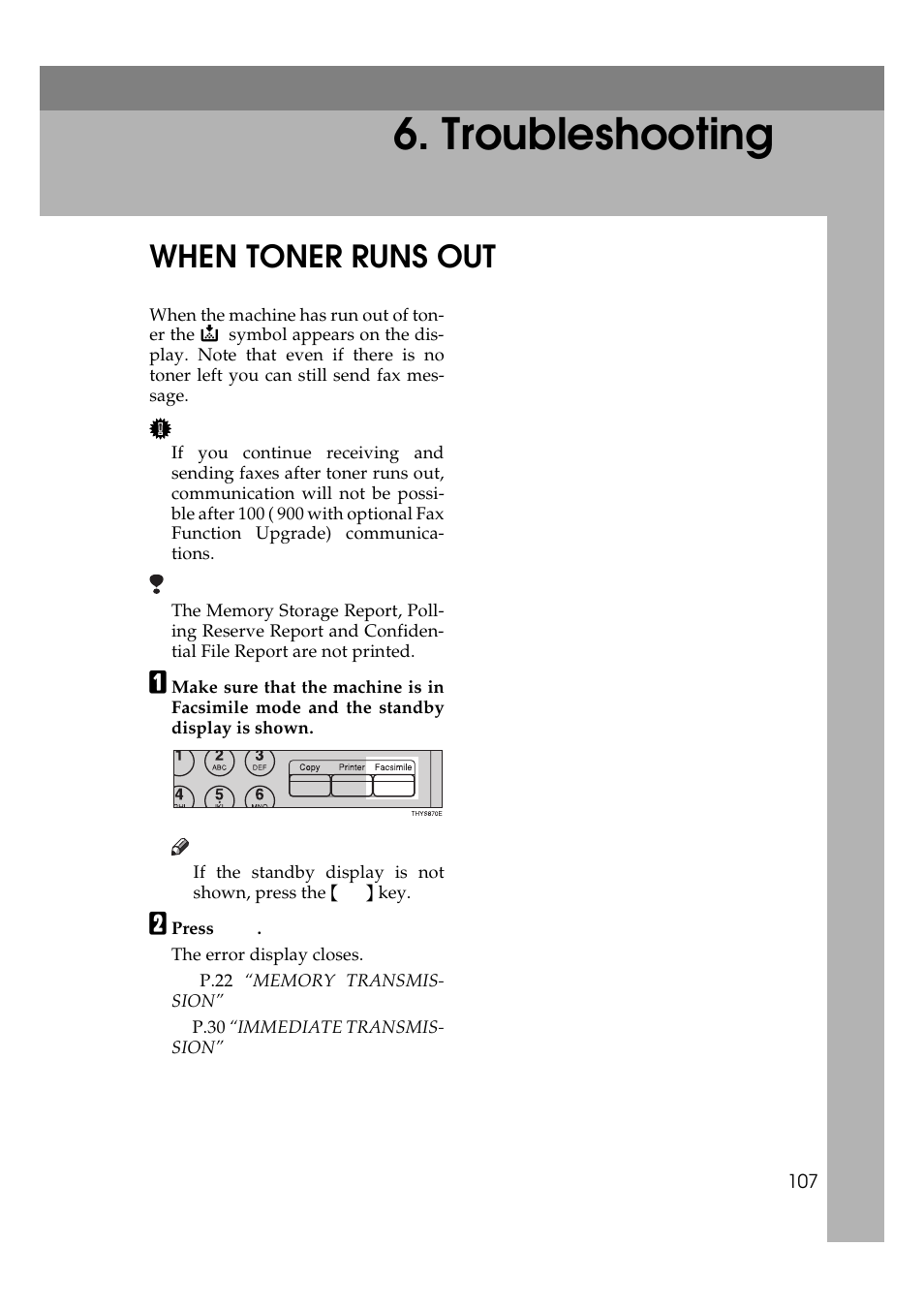 Do's and don'ts, Troubleshooting, When toner runs out | Ricoh Aficio Copy Machine 180 User Manual | Page 492 / 595