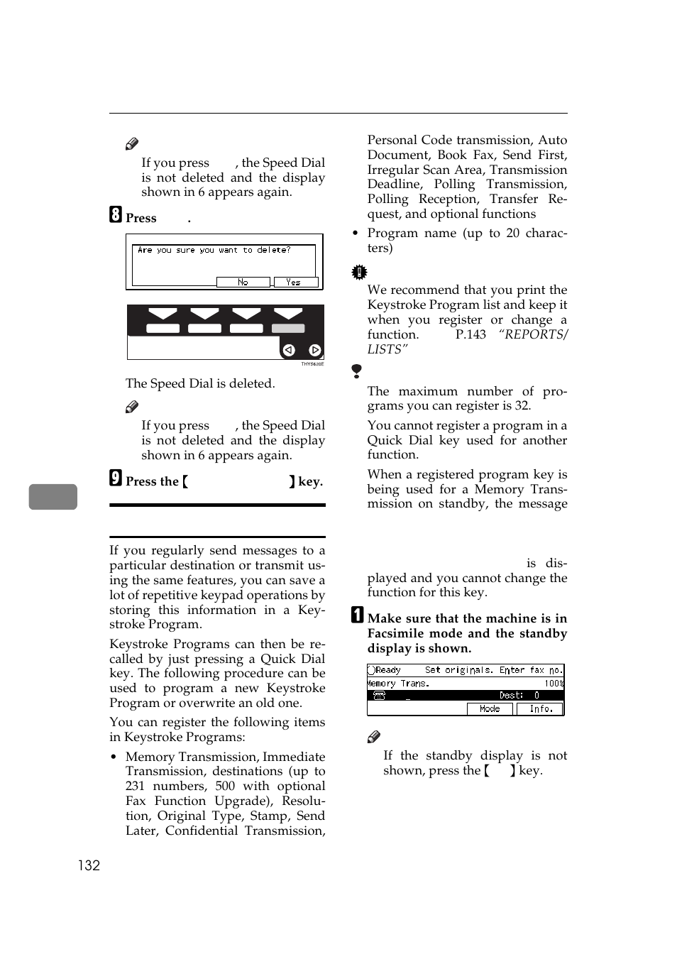 Storing keystroke programs | Ricoh Aficio Copy Machine 180 User Manual | Page 517 / 595