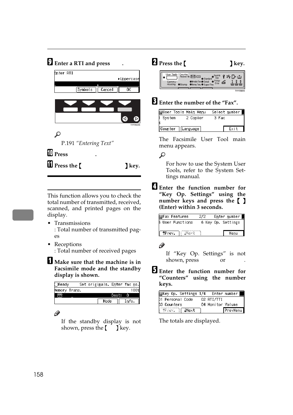 Counters | Ricoh Aficio Copy Machine 180 User Manual | Page 543 / 595