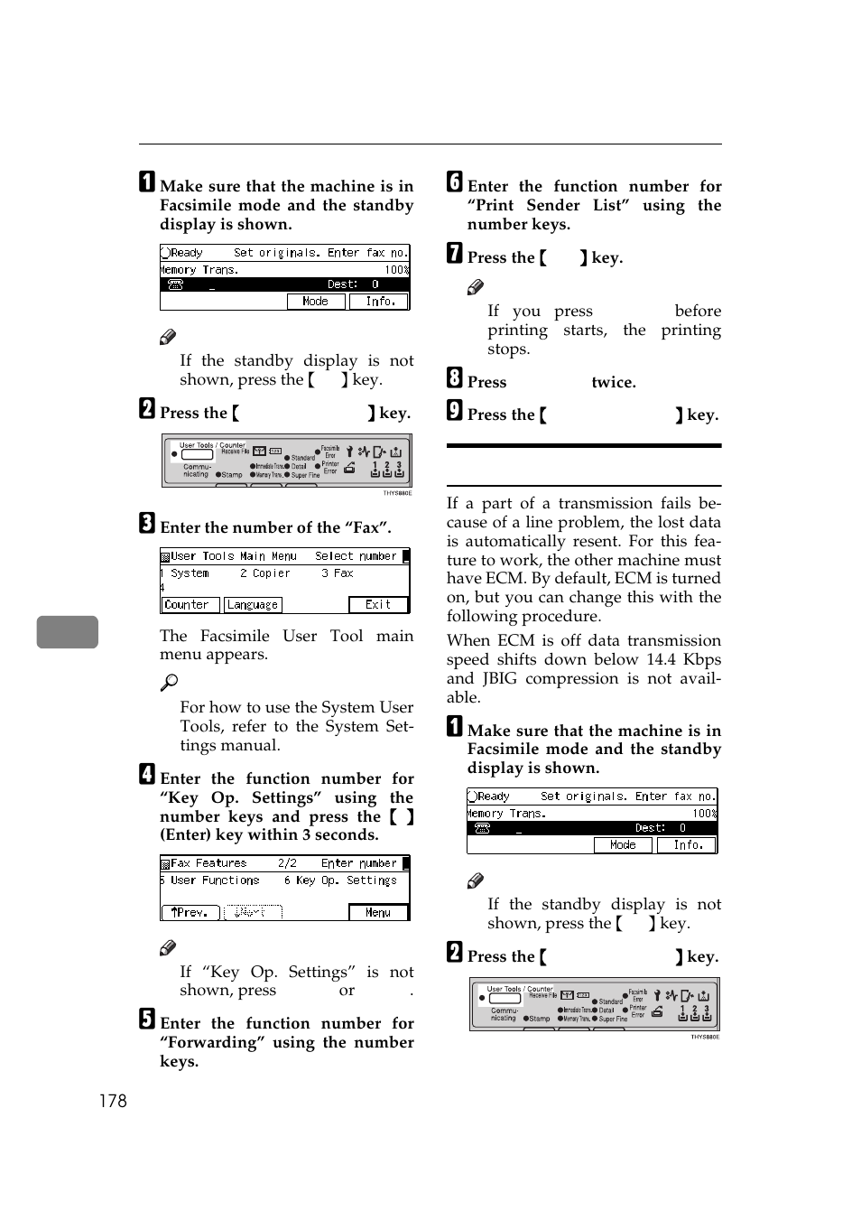 P.178 “ecm | Ricoh Aficio Copy Machine 180 User Manual | Page 563 / 595