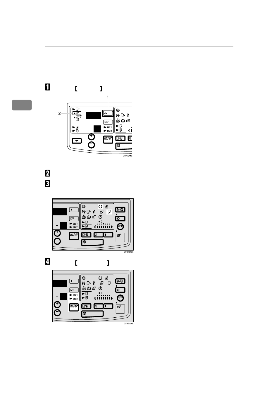 A press the, Graphic, B choose any copy settings you require | C make sure that the, D press the | Ricoh FW770 User Manual | Page 32 / 92