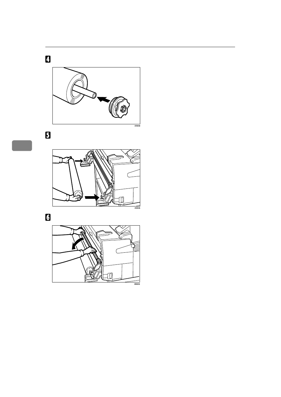 F lower the rail | Ricoh FW770 User Manual | Page 72 / 92