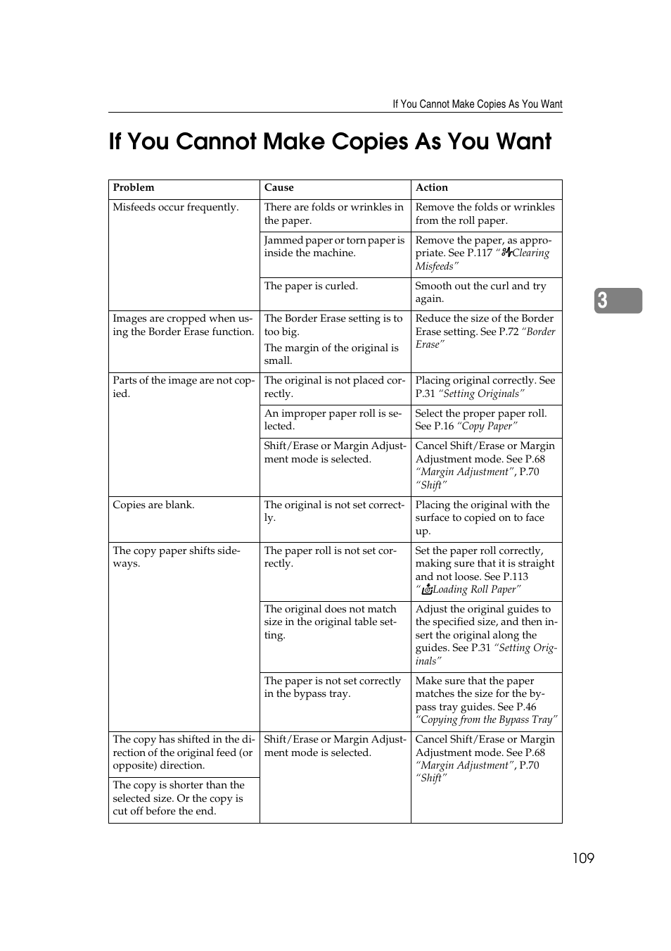 3if you cannot make copies as you want | Ricoh Aficio 470W User Manual | Page 129 / 184