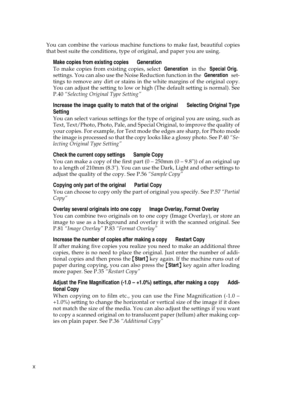 Ricoh Aficio 470W User Manual | Page 14 / 184