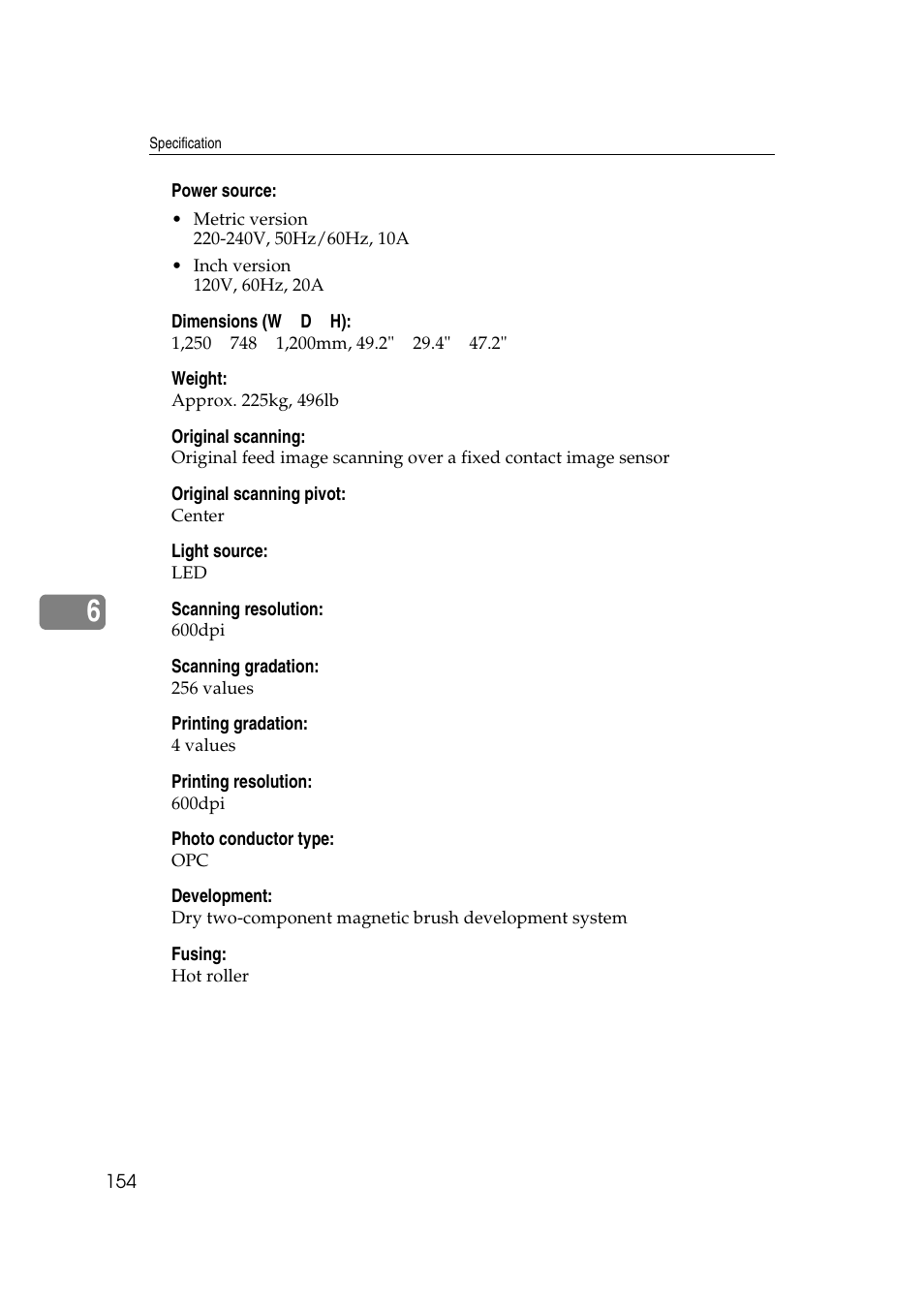 Ricoh Aficio 470W User Manual | Page 174 / 184