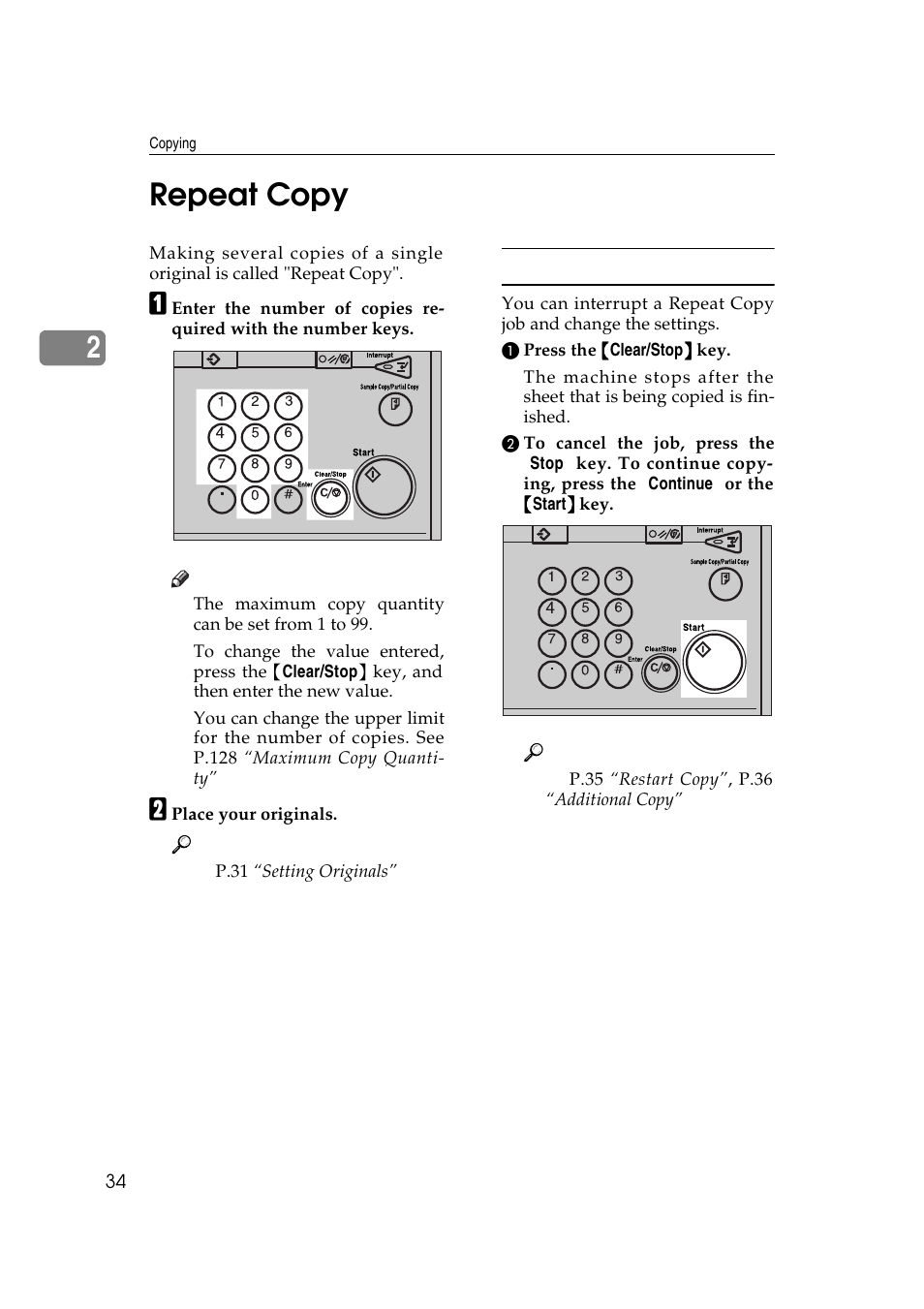 2repeat copy | Ricoh Aficio 470W User Manual | Page 54 / 184