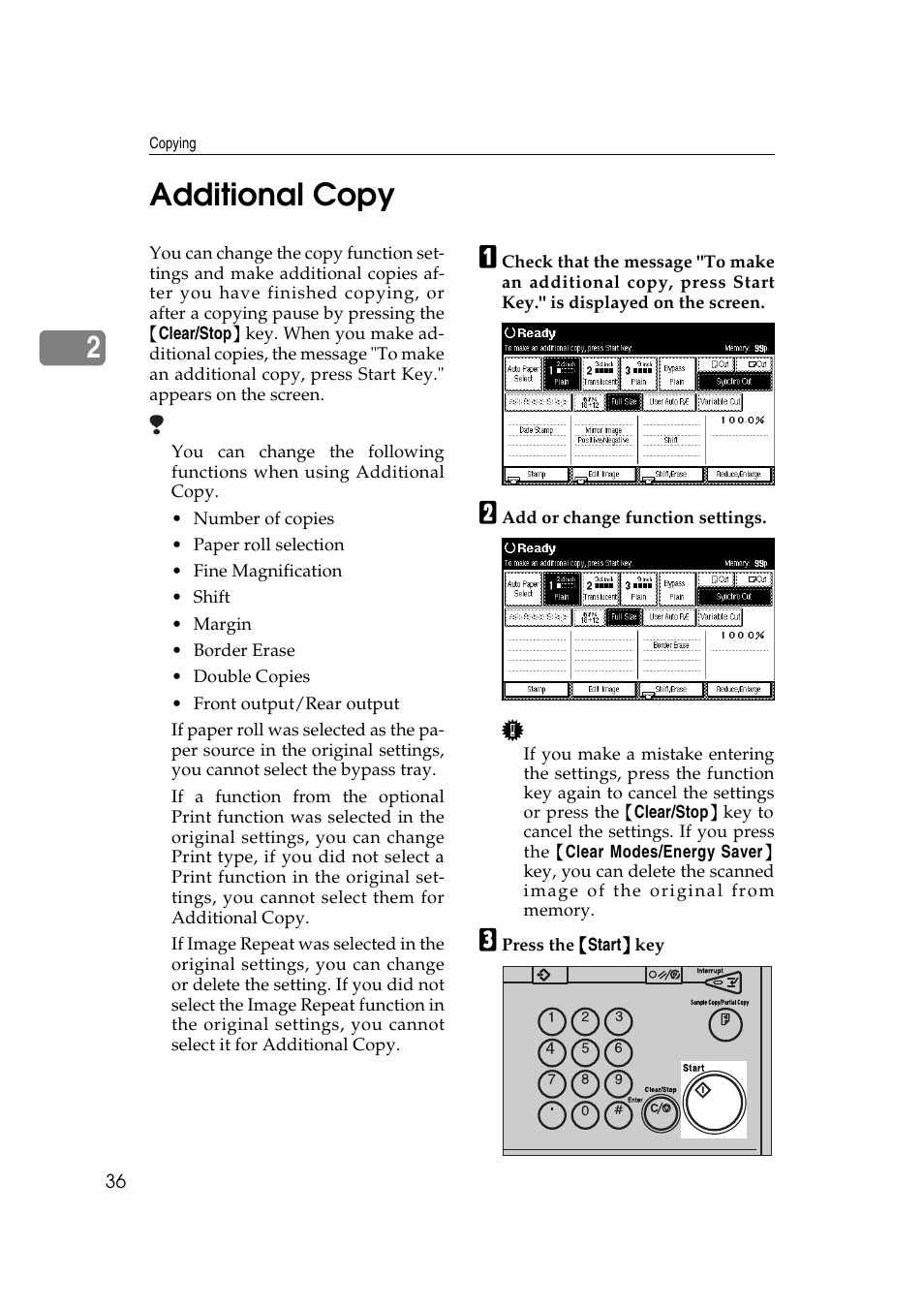 2additional copy | Ricoh Aficio 470W User Manual | Page 56 / 184