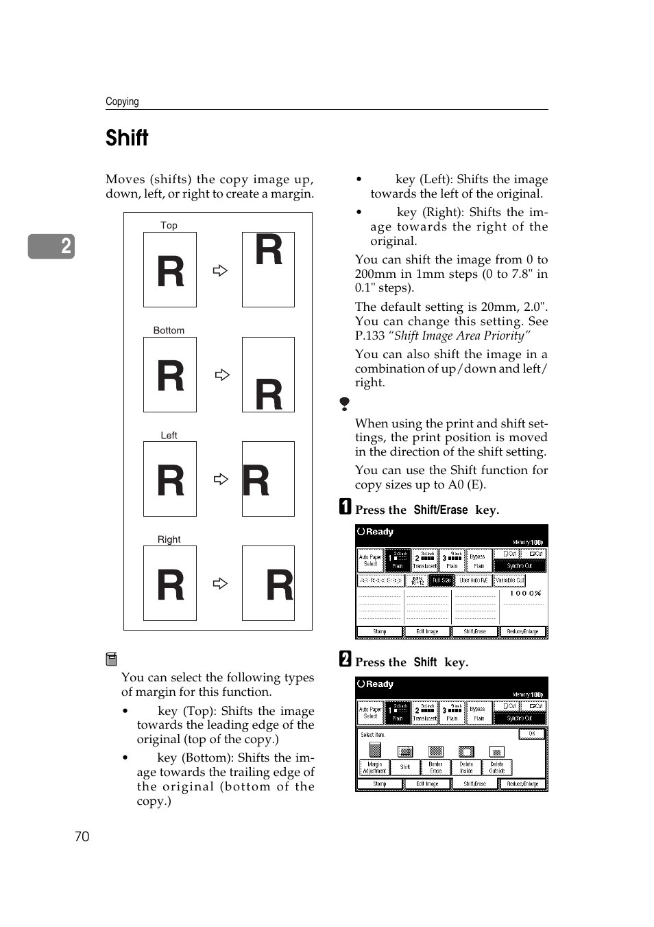 2shift | Ricoh Aficio 470W User Manual | Page 90 / 184