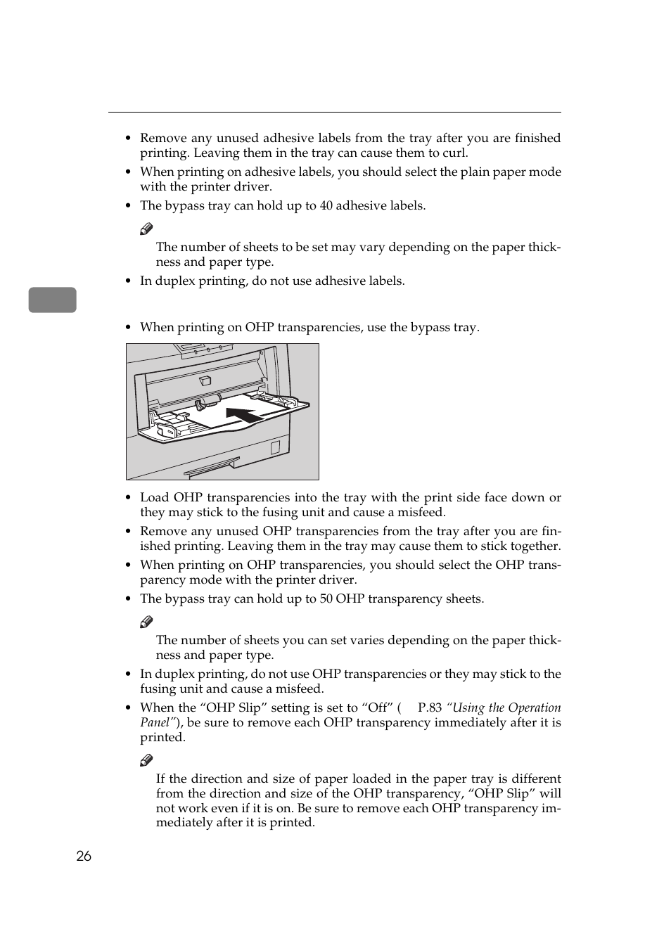 Ricoh AP306 User Manual | Page 38 / 144