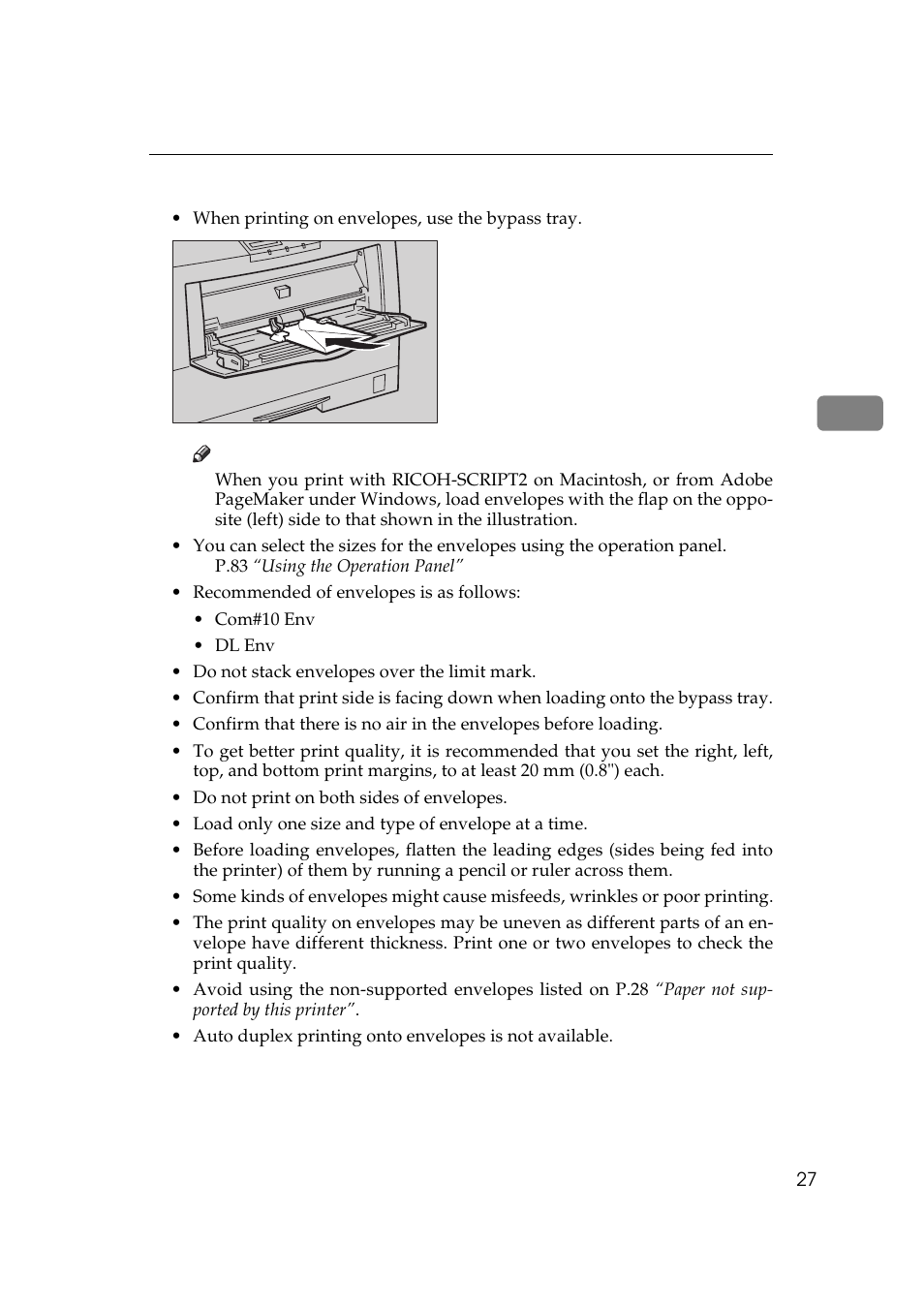 Ricoh AP306 User Manual | Page 39 / 144