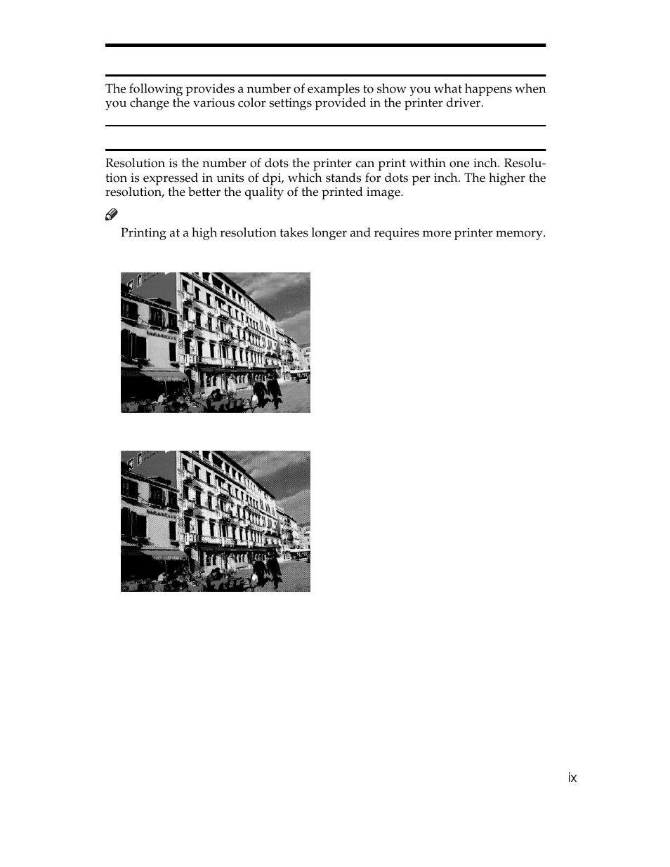 Resolution | Ricoh AP305 User Manual | Page 17 / 156
