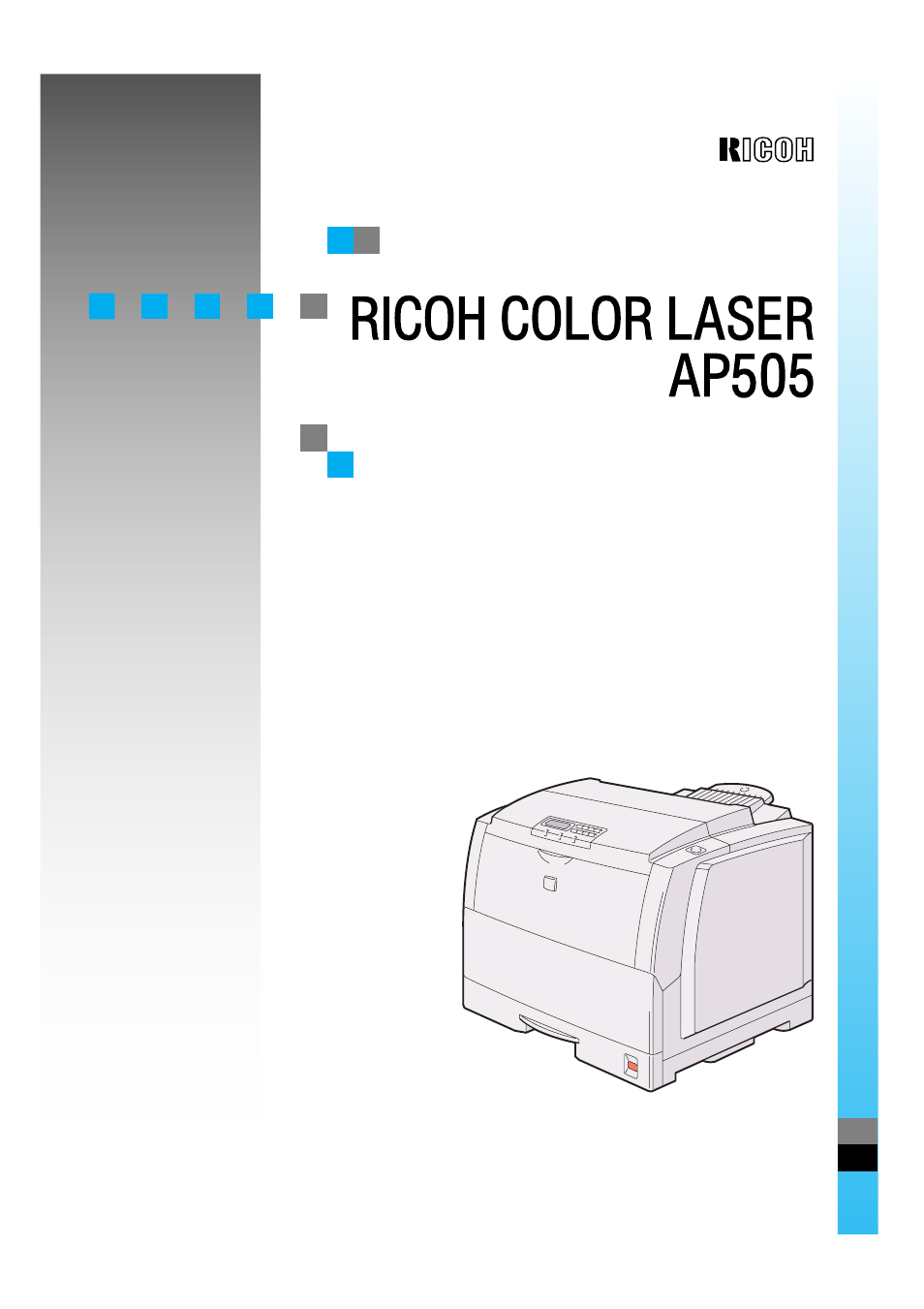 Ricoh AP505 User Manual | 80 pages